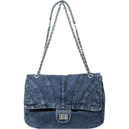 ShengRui Denim Crossbody Bags for Women  Jean Purses for Women Denim Shoulder Bag Handbags