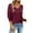 Wine(womens tops), variant on Women's V-Neck Chevron Knit Sweater Long Sleeve Pullover Textured Casual Top Soft Comfortable Wardrobe Essential Multiple Colors Relaxed Fit,Black,Size XL