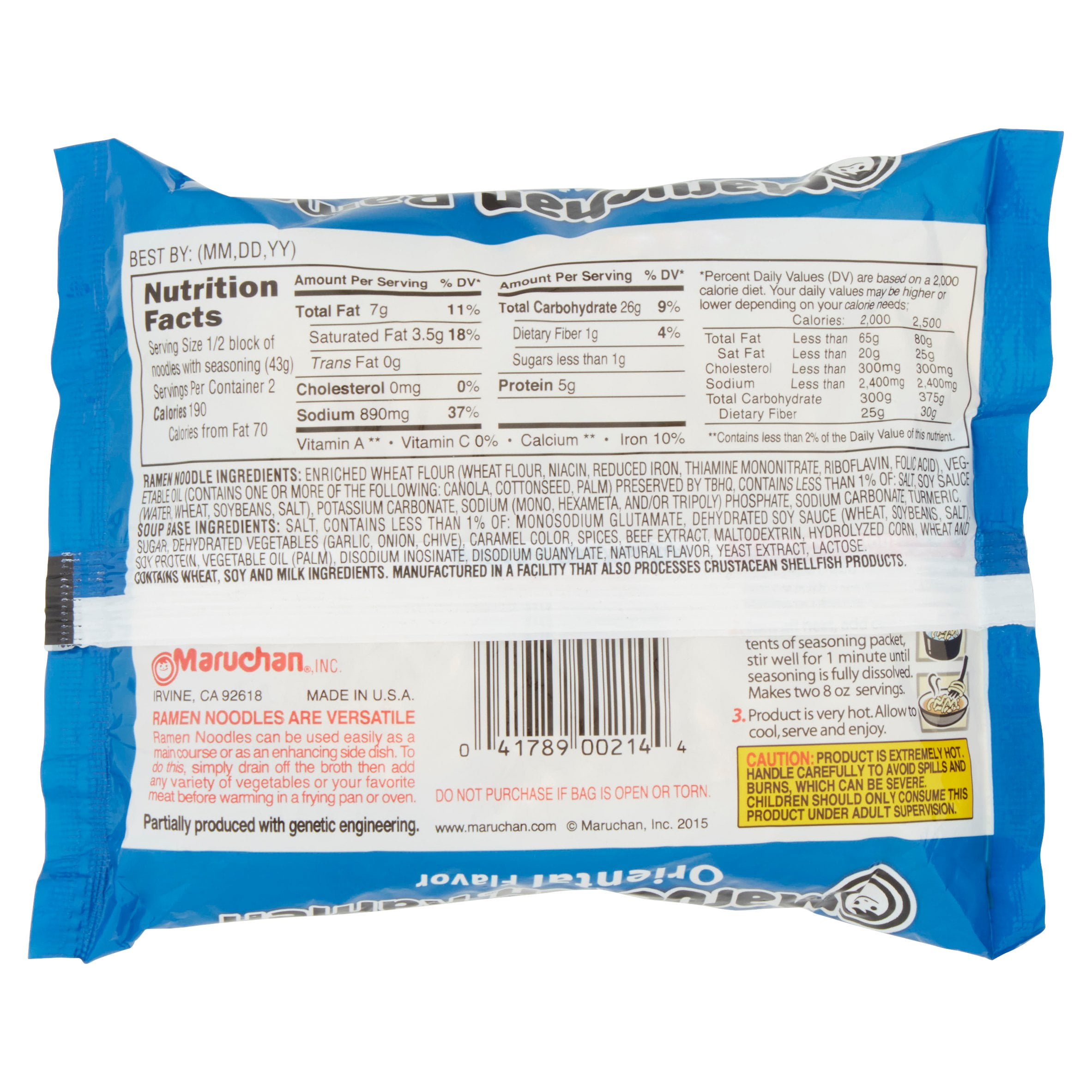Maruchan, Oriental Ramen Noodles Soup, 3 Oz, 24 Ct