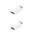 thumbnail image 1 of ZheElen Mobile Phone Adapter Type C Female to Cable Replacement for Android Cellphone Laptop White 2Set, 1 of 6