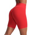 thumbnail image 1 of Shorts CRZ YOGA Butterlift tiro alto 15 cm rojo mediano, 1 of 5