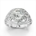 thumbnail image 5 of 2.65 Ct Stunning Solitaire Round Natural Moissanite Wedding Rings for her Solid 18K White Gold, 5 of 8