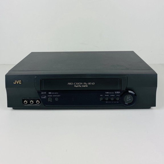 JVC HRA57U 4-Head VHS VCR - w/ Original Remote, Cables, and User Manual