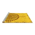 thumbnail image 2 of Ahgly Company Machine Washable Indoor Rectangle Abstract Yellow Modern Area Rugs, 5' x 7', 2 of 4