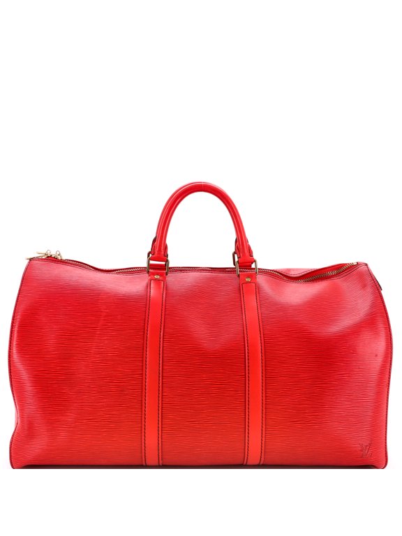 Pre-Owned Keepall Bag Epi Leather 50 By Rebag