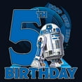 thumbnail image 2 of Girl's Star Wars R2-D2 5th Birthday Graphic T-Shirt, 2 of 4