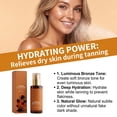 thumbnail image 7 of Medium Hydrating Tanning Mist, Natural Even Sunless Tan Spray, Streak Free Self Tanning Mist for Face and Body, Lightweight Quick Drying Formula for Even Long Lasting Bronze Glow, 7 of 7