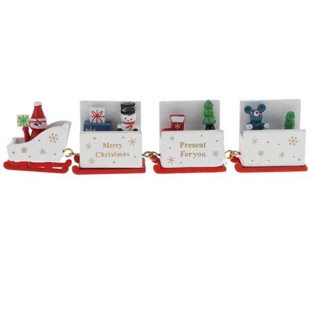 Mini Para Niños Juguetes Festivos Decoraciones Navideñas Blanco