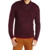 Nautica NEW Red Ribbon Mens Size Small S Shawl-Collar Marled Sweater