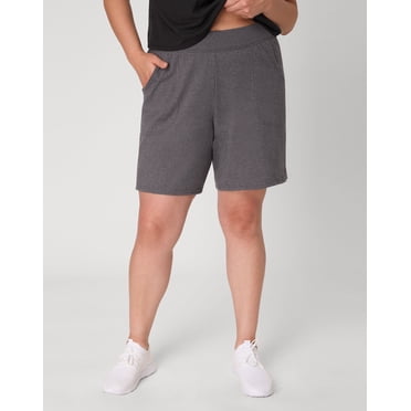 Just My Size Women's Plus Size Athleisure Jersey Pocket Short