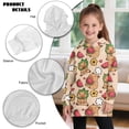thumbnail image 6 of Psesaysky Girls Hoodies Cute Capybara Watermelon Print Pullover Hooded Sweatshirts Kids Warm Casual Hoodie Dress Outfits Fall Winter Clothes for 9-10 Years, 6 of 7