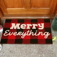 Christmas Decor Doormat Merry Everything Merry Christmas Christmas Snow