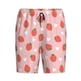 thumbnail image 3 of Yiaed Strawberry for Men's Soft Sleep Pajama Short Lounging Pajama Shorts-Large, 3 of 8