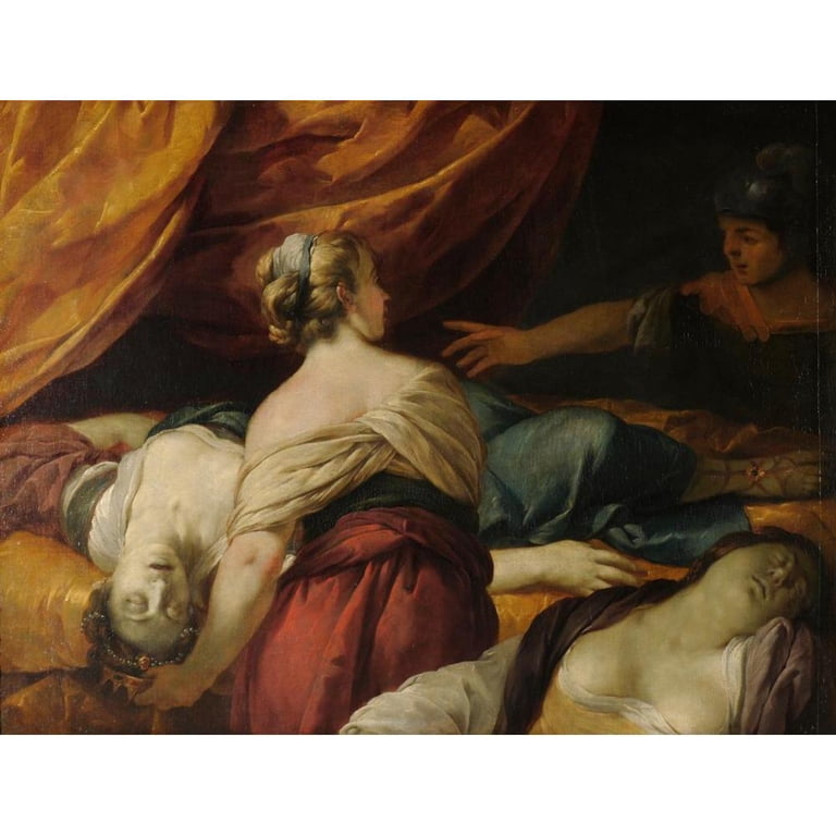 Jacques Blanchard 14x12 Black Modern Framed Museum Art Print