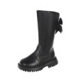 thumbnail image 4 of Elvqul Boots for Girls,Girls Shoes,Winter Zipper High Riding Boots Butterfly Faux Leather Size 1.5 Big Girls, 4 of 8