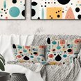 thumbnail image 2 of Designart "Serenade Of Soft Geometry And Colors I" Geometric Throw Pillow - Modern Pillow For Couch - Insert And Pillows Covers For Bedroom Decor, 2 of 5