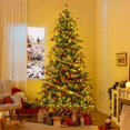 thumbnail image 2 of Costway Árbol de Navidad artificial de 270 cm con 1770 puntas de ramas 560 luces LED 3 temporizadores remoto, 2 of 5