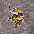thumbnail image 3 of Men's Antigua Charcoal Minnesota Vikings Fortune Quarter-Zip Pullover Jacket, 3 of 3