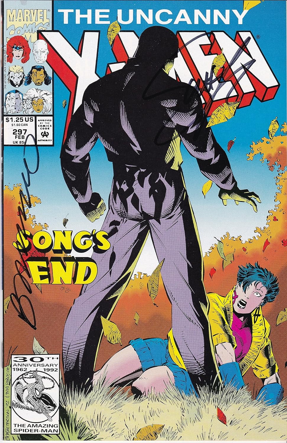 Uncanny X-Men #319 NM Signed Scott Lobdell
