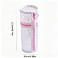 thumbnail image 4 of Clear Mesh Pen Holder Case, 2-in-1 Standing Zipper Pouch, Large Capacity Stationery Organizer, for Students Back to School Supplies, Pink, 4 of 8