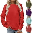 thumbnail image 6 of Aloohaidyvio Oversized Sweatshirt for Women Long Sleeve Fall Winter Clothes Crewneck Cozy Pullover Tops, 6 of 6