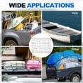 thumbnail image 6 of Uxcell Heavy Duty Pickup Truck Bed Cargo Net 3' x 4' Latex Bungee Net Mesh Truck Bed Accessories with 12pcs Metal D-Clips and 12pcs Hooks for Truck Pickup Bed Trailer Trunk SUV, 6 of 6