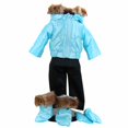 thumbnail image 3 of The Queen's Treasures 15 Inch Doll Clothes Designed for Use with Bitty Baby Dolls, Blue Snow Suit Jacket, Pants, Mittens, and Boots, Compatible with American Girl's Bitty Baby Twins, 3 of 5