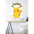 thumbnail image 2 of Pokémon - Pikachu Feature Series Wall Poster with Magnetic Frame, 22.375" x 34", 2 of 5