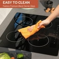 thumbnail image 5 of Empava 24" Electric Stove Induction Cooktop with 4 Power Boost Burners Smooth Surface Vitro Ceramic Glass in Black, 5 of 12