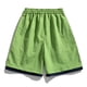 thumbnail image 4 of pstuiky Hombres bajos, Pantalones cortos casuales cómodos de moda para hombre, de color liso, con cintura elástica regular, para playa Pantalones cortos de entrenamiento, 4 of 4