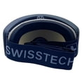 thumbnail image 3 of Swiss Tech Unisex Ski Goggle Blue Lens Rimless Black Strap Blue Lens Rimless, 3 of 8
