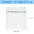 thumbnail image 2 of Unique Bargains 3Pack 9.1'x11.8' Mesh Laundry Bags with Zipper Mesh Wash Bags for Laundry Gray, 2 of 5