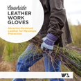 thumbnail image 5 of Guantes de trabajo Wells Lamont de piel para hombre, paquete de 2 pares, tamaño grande, 5 of 5