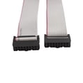 thumbnail image 2 of FC16P IDC 16 Pin F/F Cable de extensión de datos para disco duro, cable plano de cinta, conector de 100 cm de largo para placa base, 2 of 2