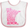 thumbnail image 3 of Inktastic Minnesota Silhouette Mandala Boys or Girls Baby Bib, 3 of 4