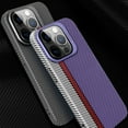 thumbnail image 6 of Designed for iPhone 13 Pro Case 6.1 inch, Drop Protection Carbon Fiber for iPhone 13 Pro Slim Thin Cover, Support Wireless Charging for Men & Women with Camera Cover Stand, Black+Red, 6 of 8