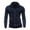 Navy, variant on Patlollav Mens Sweaters Fall Fashion Solid Color Casual Jacket Coats