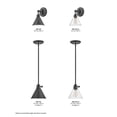 thumbnail image 2 of 1 Light Small Pendant In Transitional Style 7.75 Inches Wide By 8.25 Inches High-Black Finish-Clear Shade Color Hinkley Lighting 3697Bk-Cl, 2 of 7