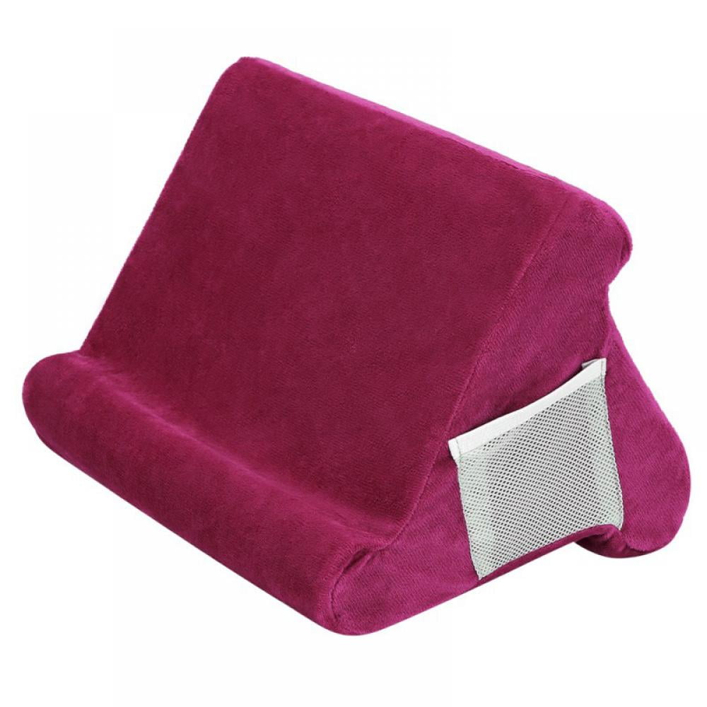 Flippy Multi-Angle Soft Pillow Lap Stand for iPads Burgundy Smartphones Magazines Books Tablets eReaders 