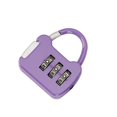 thumbnail image 3 of Guardoinrt 3 Digit Combination Lock Combination Padlock high quality zinc for Sports Locker Wardrobe Case for purple, 3 of 6