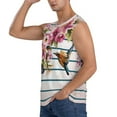 thumbnail image 3 of Disketp Bird And Floral Sleeveless Tshirts For Men, Muscle Shirts For Men Dry Fit Tank Top-Xx-Large, 3 of 8