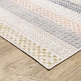 thumbnail image 3 of Oriental Weavers Cavett Area Rug - CAV08 - 2'7" x 7'9" - in Ivory/ Multi - Modern Cottage Style, Stain Resistant, Family and Pet Friendly , Entryway, Hallway Runner Rug, 3 of 3
