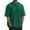 Dark Green, variant on LRGSHF Oversized Tshirts for Men Crew Neck Solid Color Short Sleeve Loose Fit Tops Drop-Shoulder Breathable Lightweight Tees Summer Soft Casual Pullover