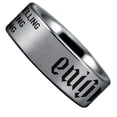 thumbnail image 3 of Tungsten Enigma Ring, 3 of 10