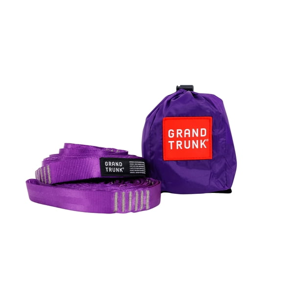 Grand Trunk Trunk Straps – Tree-Friendly Hammock Suspension System, 36 Adjustment Points, 400 lb Capacity, 10 ft Straps with Stuff Sack