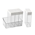 thumbnail image 2 of GUOOL 4 Pieces Multifunction Spices Jars Clear with Drain Tray Organizer Pepper Powder, 2 of 9