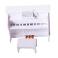 thumbnail image 1 of Piano en miniatura CUTICAT 1:12 1/6 con taburete, 1 of 6