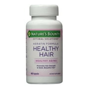 Natures Bounty Healthy Hair Keratin Capsules, 60 Ea, 6 Pack