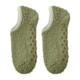 thumbnail image 5 of Daznico Women Low Cut On Fuzzy Slipper Socks Plush Lined Elastic Thermal Non Cozy Booties for Winter Indoor Floor Sleeping Loungewear, 5 of 5