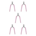 thumbnail image 2 of Wisewang Professional Manicure Peeling Scissors for Neat and Tidy Fingernails Tools Remover Pink 11x6cm 5Set, 2 of 6